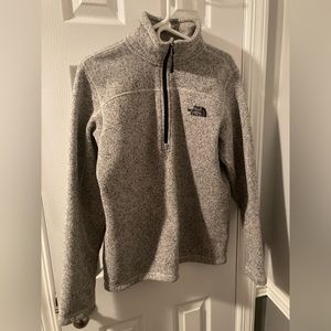 North Face half zip up pull over